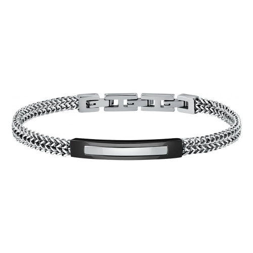 Bracciale MORELLATO uomo Catene acciaio / nero