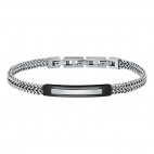 Bracciale MORELLATO uomo Catene acciaio / nero