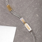 Bracciale MORELLATO uomo Motown acciaio / oro