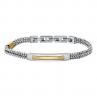 Bracciale MORELLATO uomo Motown acciaio / oro