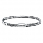 Bracciale MORELLATO uomo Motown acciaio / crystal black