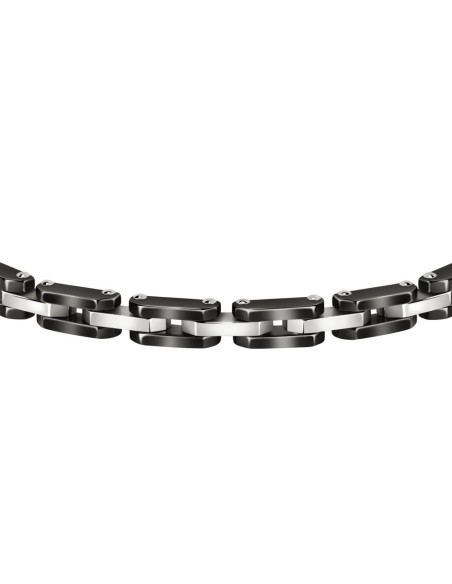 Morellato Ceramic br ss blk. ceramic 220mm