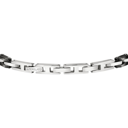 Morellato Ceramic br ss blk. ceramic 220mm