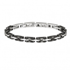 Morellato Ceramic br ss blk. ceramic 220mm