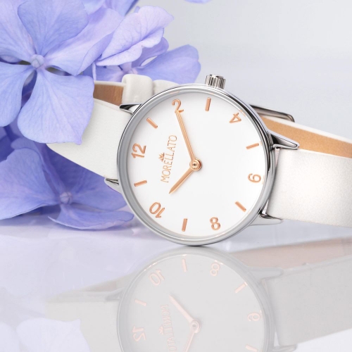 Morellato Ninfa ricorrenze 28mm 2h whi dial whi st femminile