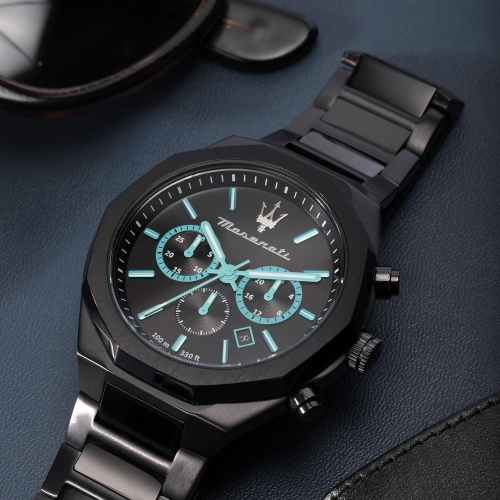 Orologio MASERATI uomo Stile Aqua edition - 44 mm