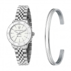 Orologio MASERATI donna Successo solar acciaio / bianco