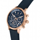 Maserati Gt 44mm chr blue dial blue st uomo R8871134003