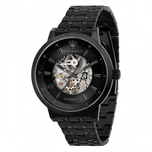 Maserati Gt 44mm auto black dial br black