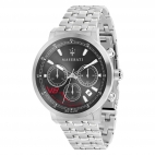 Maserati Gt 44mm chr grey dial br ss uomo R8873134003