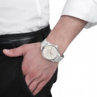 Orologio MASERATI uomo Gentleman data acciaio / avorio