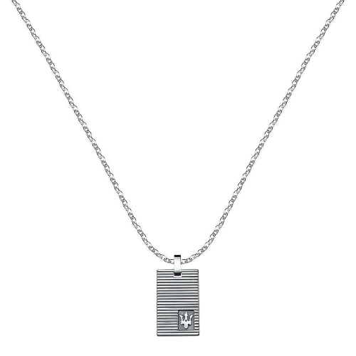 Pendente MASERATI uomo acciaio Tag