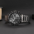 Philip Watch Grand reef 43mm chr gun dial br gun uomo