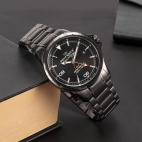 Philip Watch Grand reef 43mm 3h black dial br gun uomo
