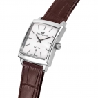 Philip Watch Newport 35x30mm 2h wsilve dial brown st maschile