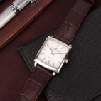 Philip Watch Newport 35x30mm 2h wsilve dial brown st maschile