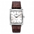 Philip Watch Newport 35x30mm 2h wsilve dial brown st maschile