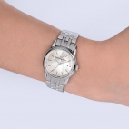 Philip Watch Anniversary 30mm 3h white mop dial br ss donna