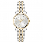 Philip Watch Anniversary 30mm 3h w/sil dial br ss+yg donna