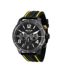 Sector 850 45mm multi black dial blk&yellow st uomo R3251575014