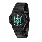 Maserati Aqua Edition – Orologio Uomo Nero Tridente Verde (R8853144002)