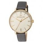 Morellato Ninfa 36mm 3h champagne dial black st donna