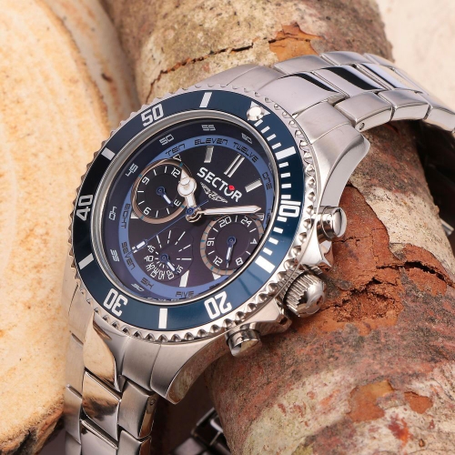 Sector 230 39mm multif. blue dial bracelet