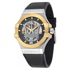 Maserati Potenza 42mm auto schelet blk dial blk s maschile