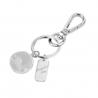 Morellato Keyholder travel ss +round charms roma femminile