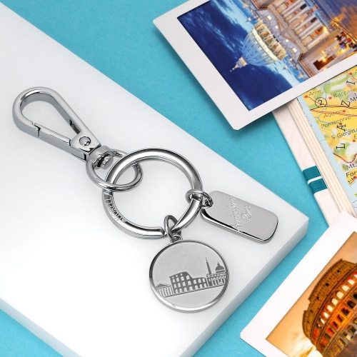 Morellato Keyholder travel ss +round charms roma femminile
