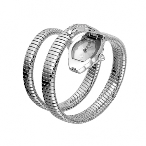 Orologio JUST CAVALLI donna Snake acciaio silver - Special pack