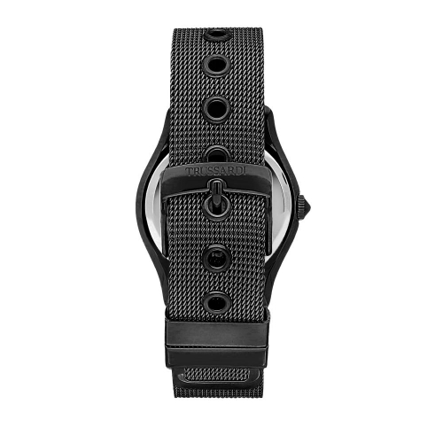 Trussardi T-light 32mm 2h black dial mesh br black