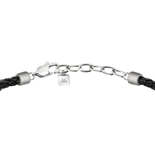 Morellato Cross br blk leather+knot 210mm