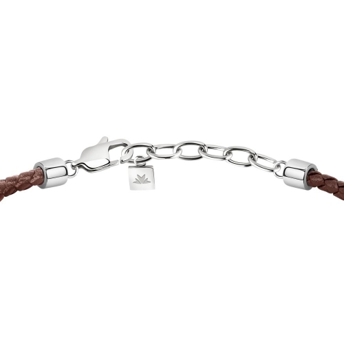 Morellato Cross br brown leather rope+knot 210  SKR56