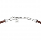 Morellato Cross br brown leather rope+knot 210  SKR56