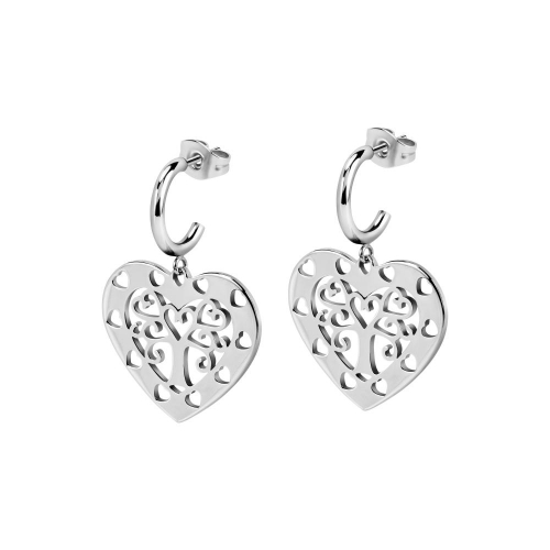 Morellato Talismani orecc. ss heart tree of life femminile