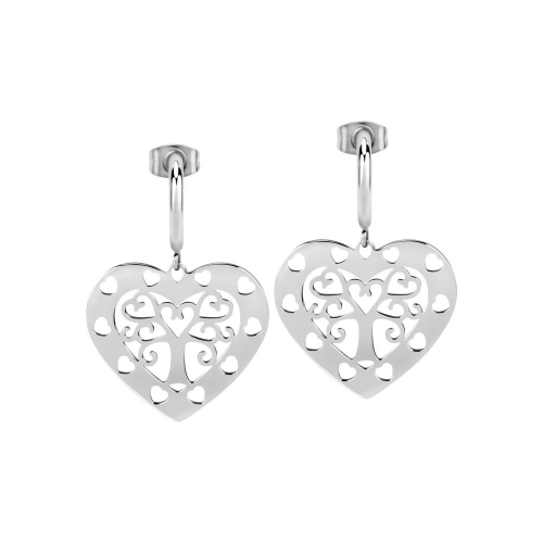 Morellato Talismani orecc. ss heart tree of life femminile