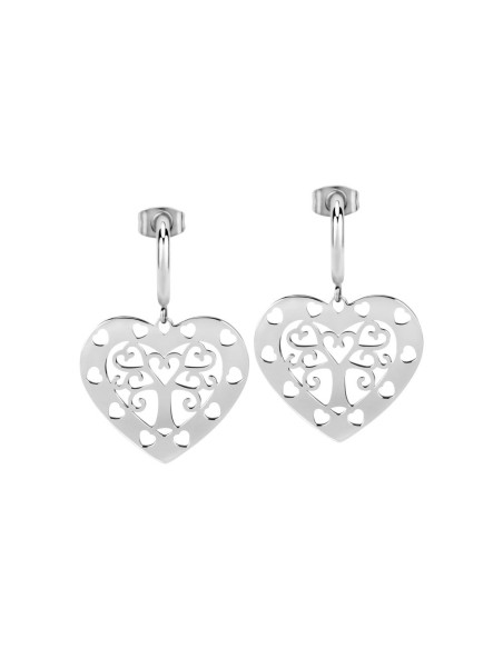 Morellato Talismani orecc. ss heart tree of life femminile