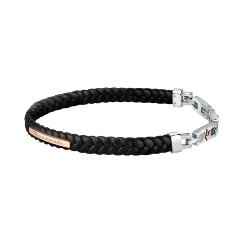 Bracciale MASERATI uomo Ricy in pelle riciclata...