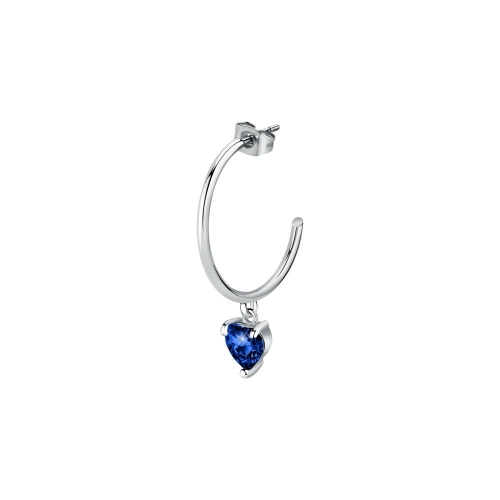 La Petite Story Single earring ss pla+blue pp stone