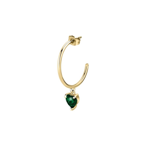 La Petite Story Single earring yg pla+green pp stone