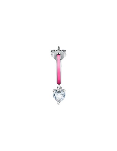 Mono orecchino LA PETITE STORY fuxia / cuore...