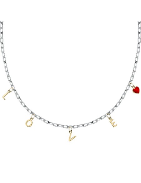 Collana LA PETITE STORY Love acciaio