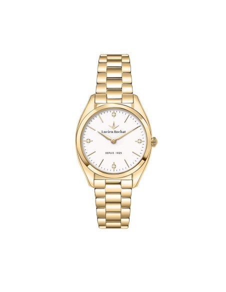 Lucien Rochat Mademoiselle – Orologio Donna Dorato/Bianco Diamond (R0453120502)