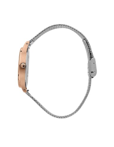 Trussardi T star 34mm 2h rg ca sil dial mesh br ss