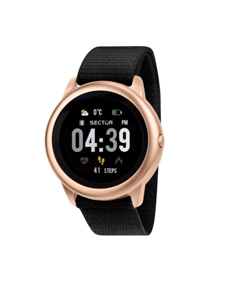 Orologio Sector S-01 smartwatch nylon nero - 46 mm