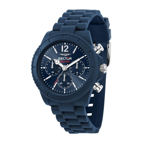Sector Diver Blu Uomo in Silicone Multifunzione...