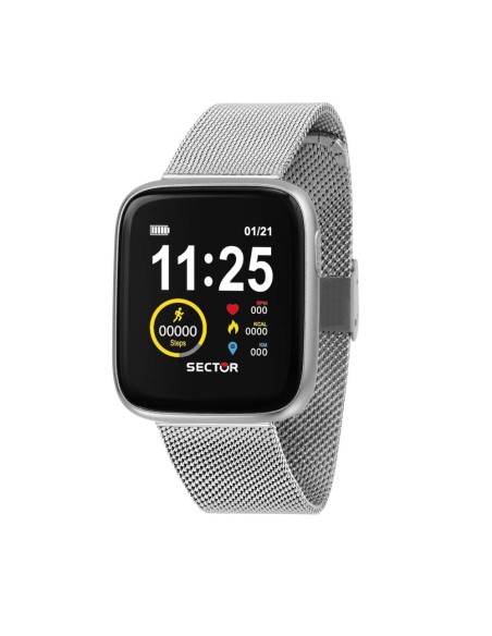 Smartwatch SECTOR S-04 acciaio mesh - 40x34 mm