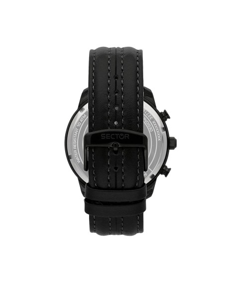 Orologio SECTOR uomo Oversize cronografo pelle nero