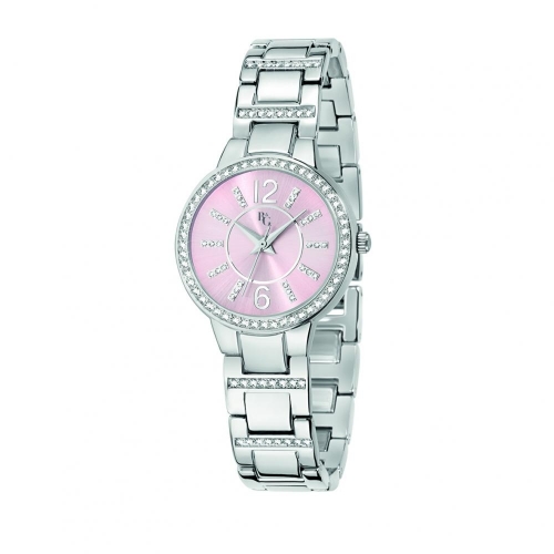 B&g Desiderio 30mm 3h l.pink dial br ss